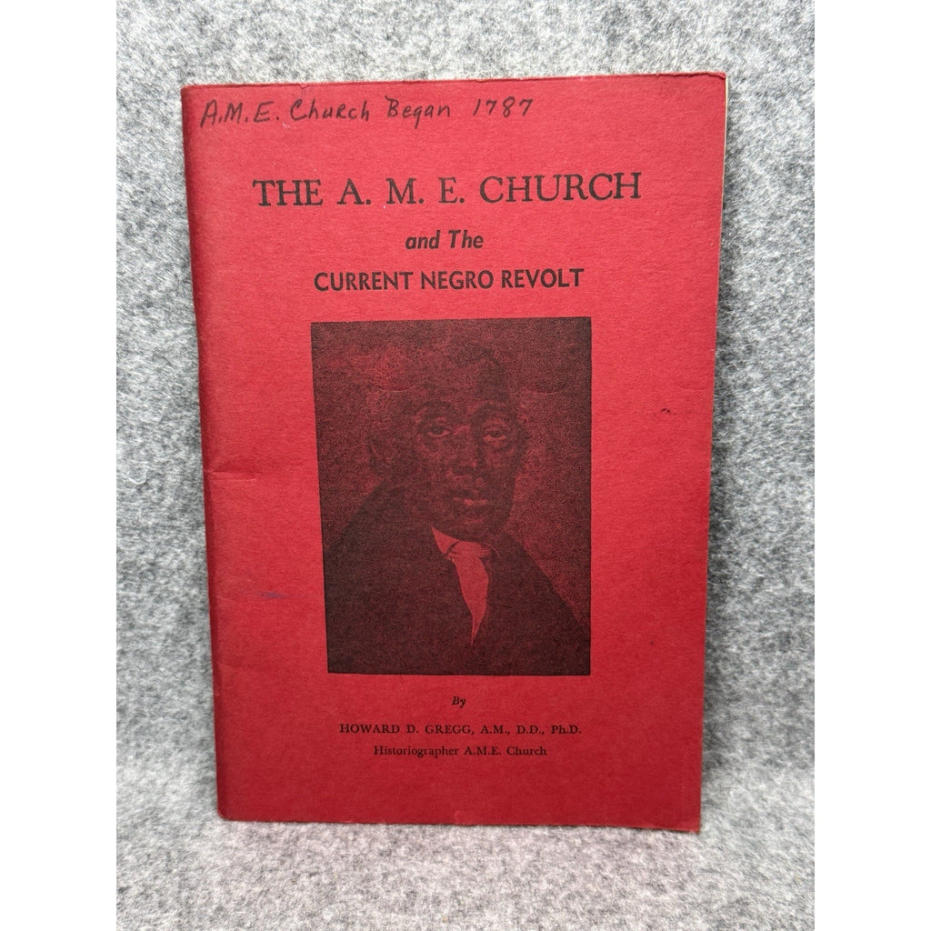 1970 AME Church Current Negro Revolt Howard Gregg Civil Rights Black History