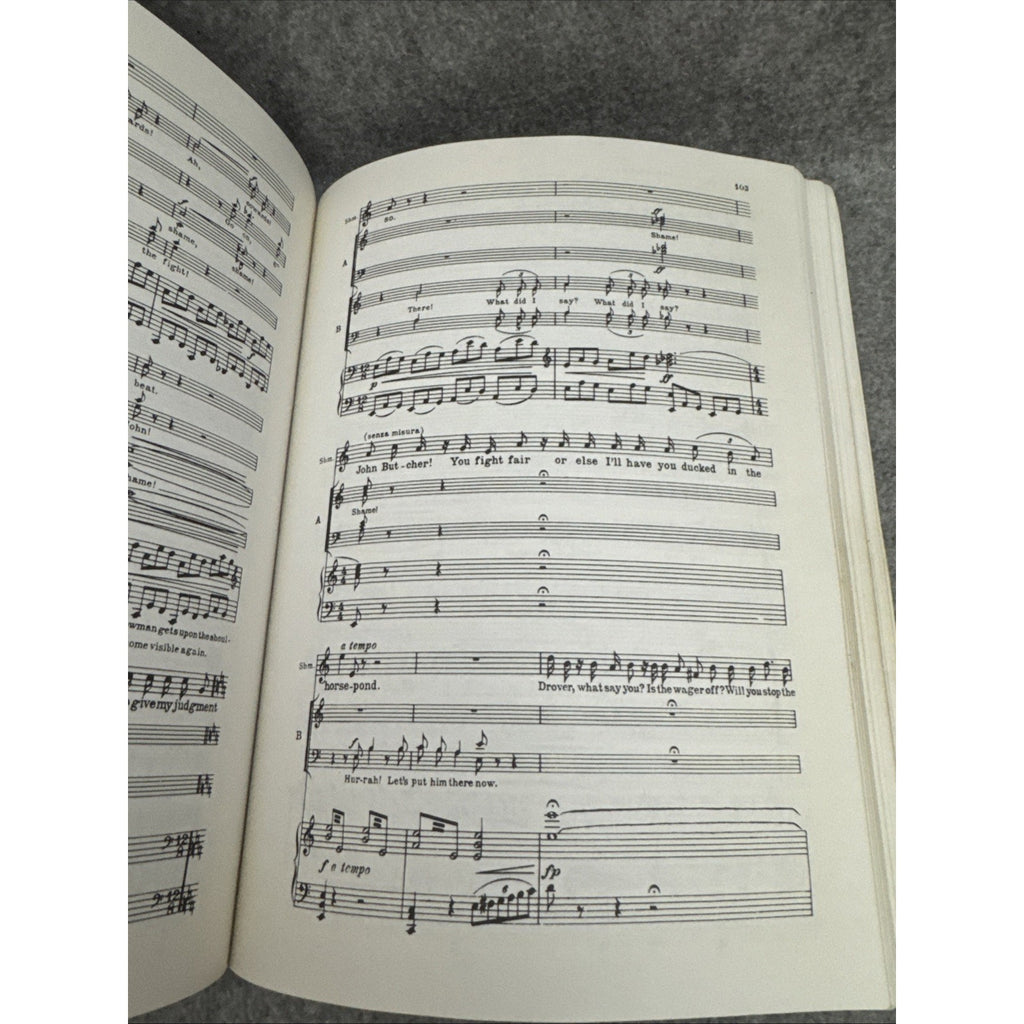 Hugh the Drover : Vocal Score by Ralph Vaughan Williams (1988, Trade Paperback)