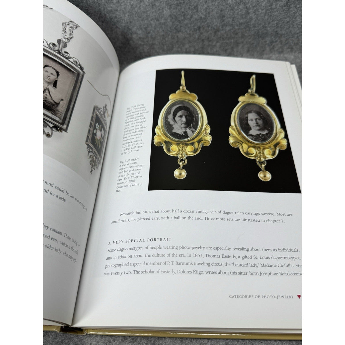Tokens of Affection and Regard 2005 Signed 1st Ed Antique Photographic Jewelry