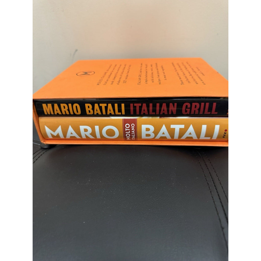 A Taste Of Mario Exclusive Box Set Hardcover Cookbooks w/ Slipcase Mario Batali