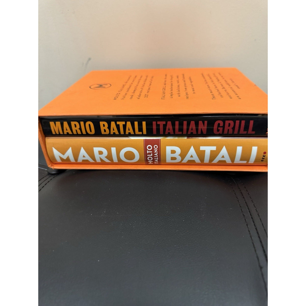 A Taste Of Mario Exclusive Box Set Hardcover Cookbooks w/ Slipcase Mario Batali