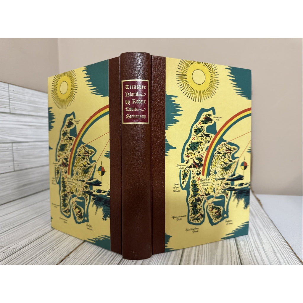 Treasure Island by Robert Louis Stevenson (1969) Heritage Press w/Case & Insert