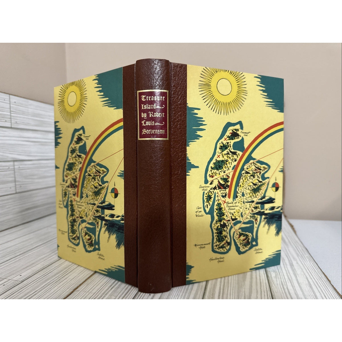Treasure Island by Robert Louis Stevenson (1969) Heritage Press w/Case & Insert