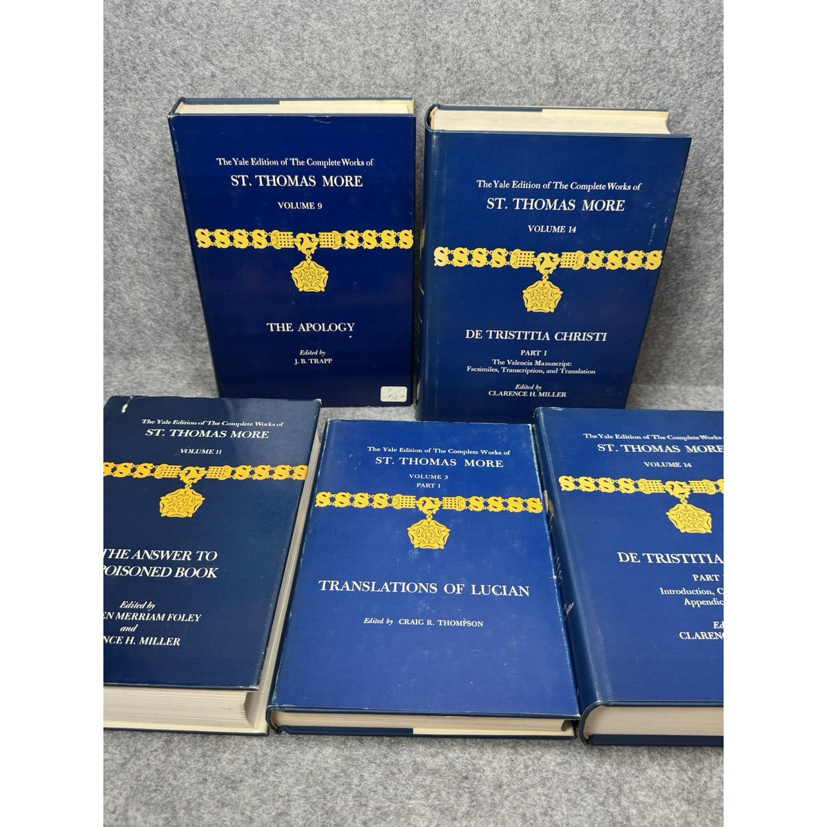 Thomas More Complete Works Yale 5 HC Vol 3 Pt 1, 9, 11, 14 Pts I-II 1974-85