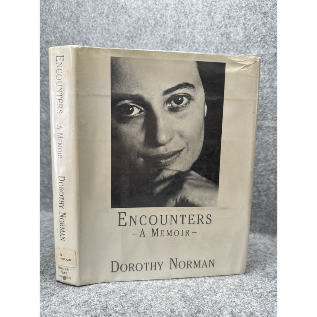 Encounters A Memoir Dorothy Norman 1987 First Edition HC Alfred Stieglitz