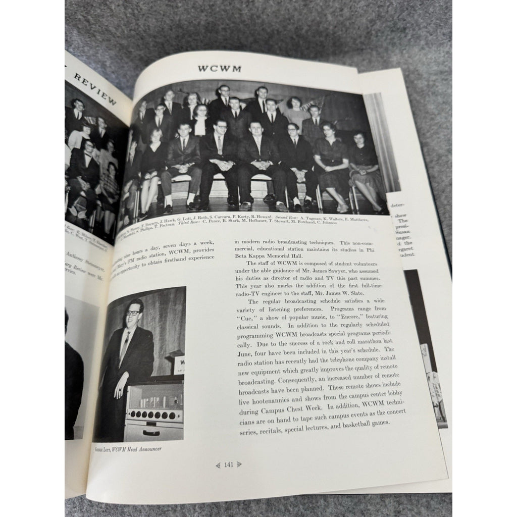 1964 Colonial Echo William & Mary College Yearbook Williamsburg VA HC