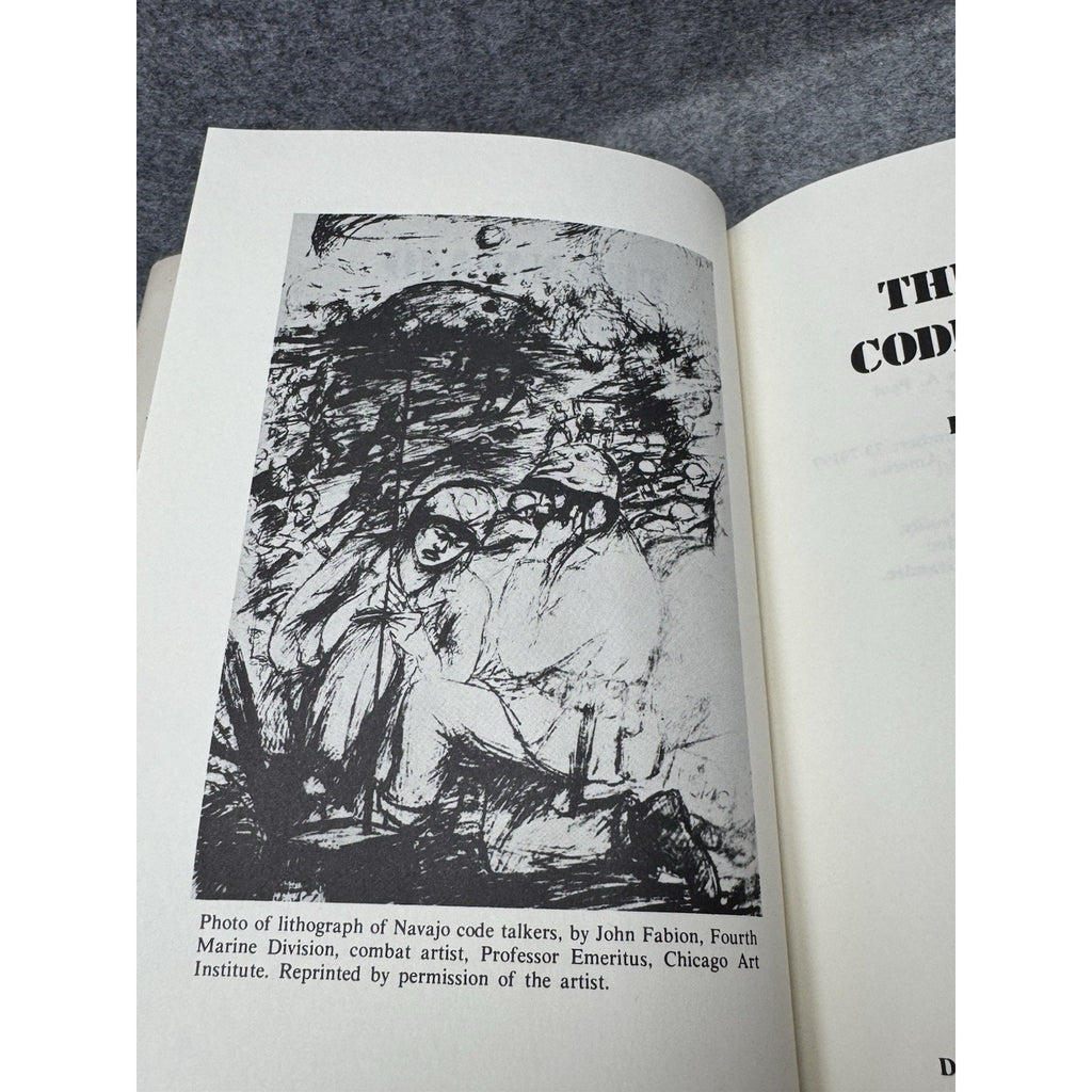 The Navajo Code Talkers Signed by 10 WWII Marines 11 Signatures HC DJ