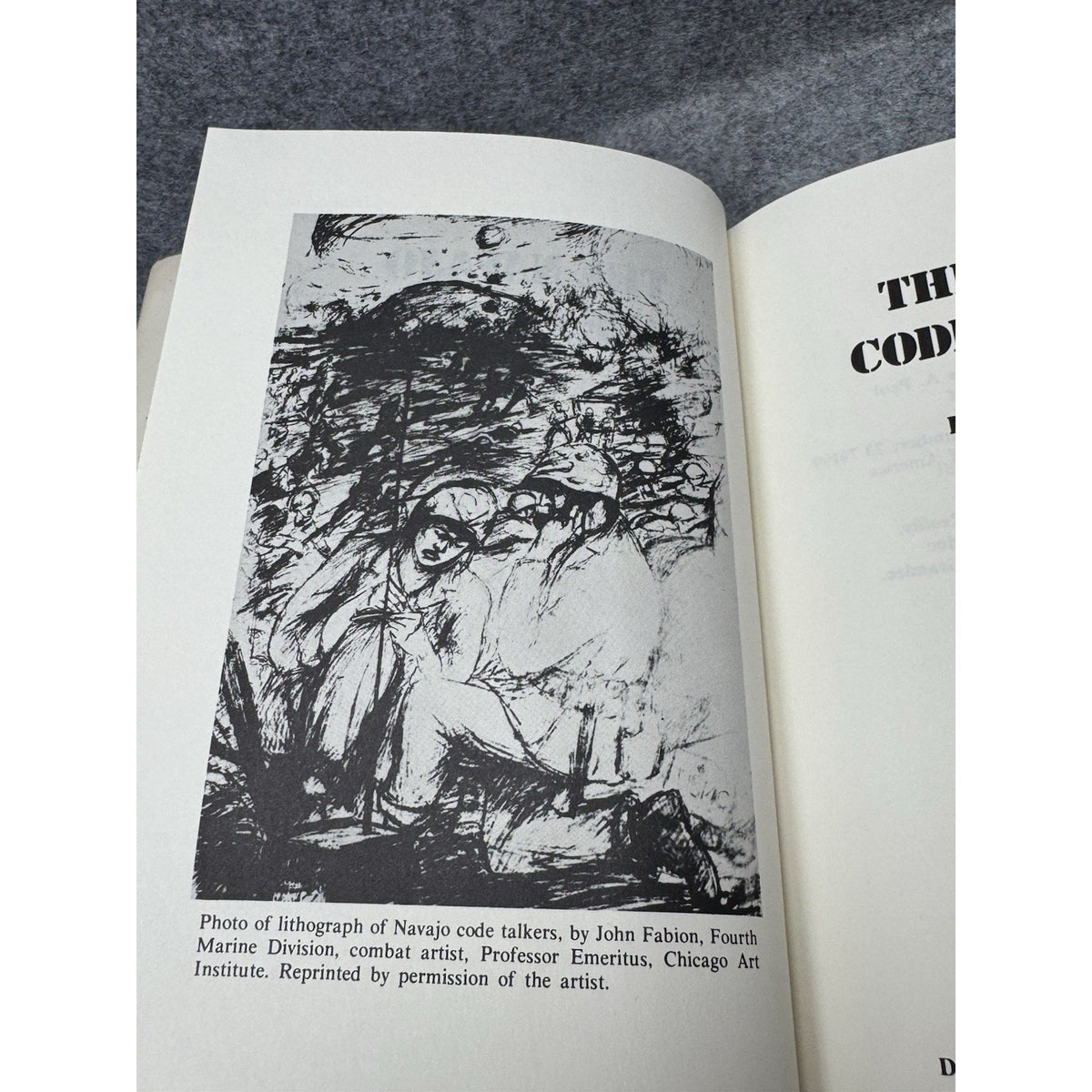 The Navajo Code Talkers Signed by 10 WWII Marines 11 Signatures HC DJ