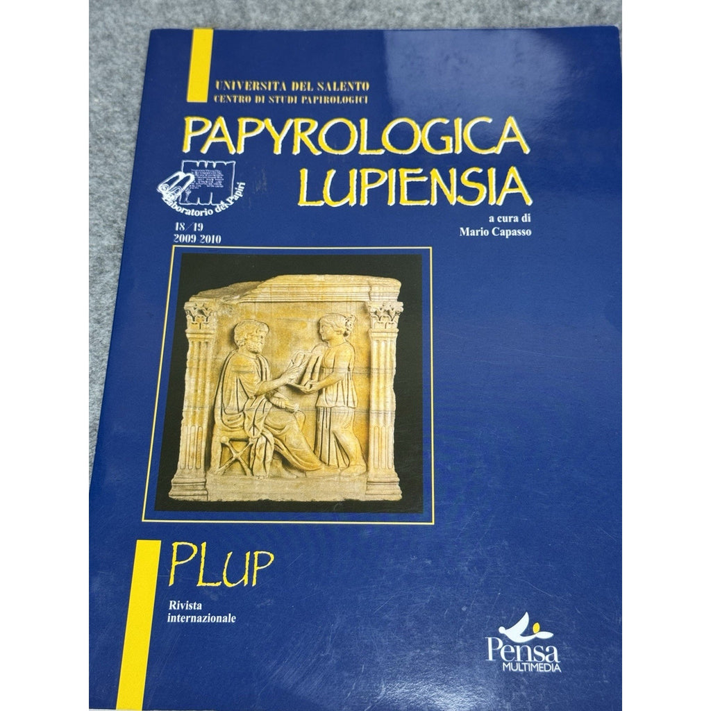 Papyrologica Lupiensia 18-21 2009-2012 Capasso 2 Vol Set Egyptology