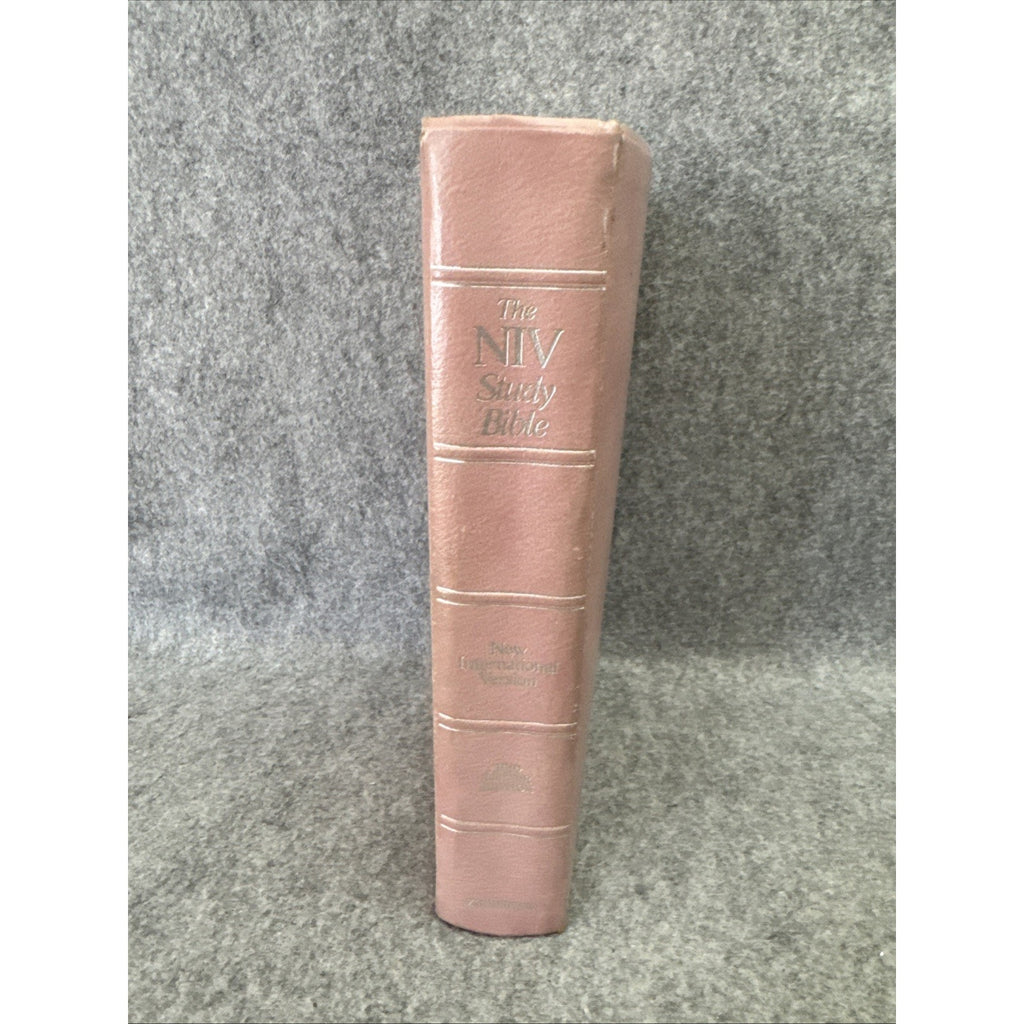 The Study Bible: New International Version/Tea Rose Bonded Leather