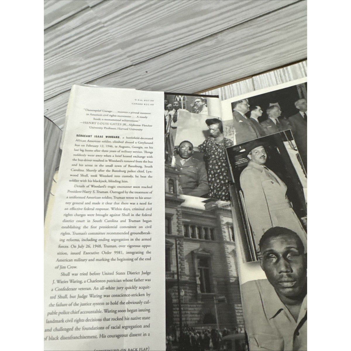 Unexampled Courage : The Blinding of Sgt. Isaac Woodard by Richard Gergel HC 1st