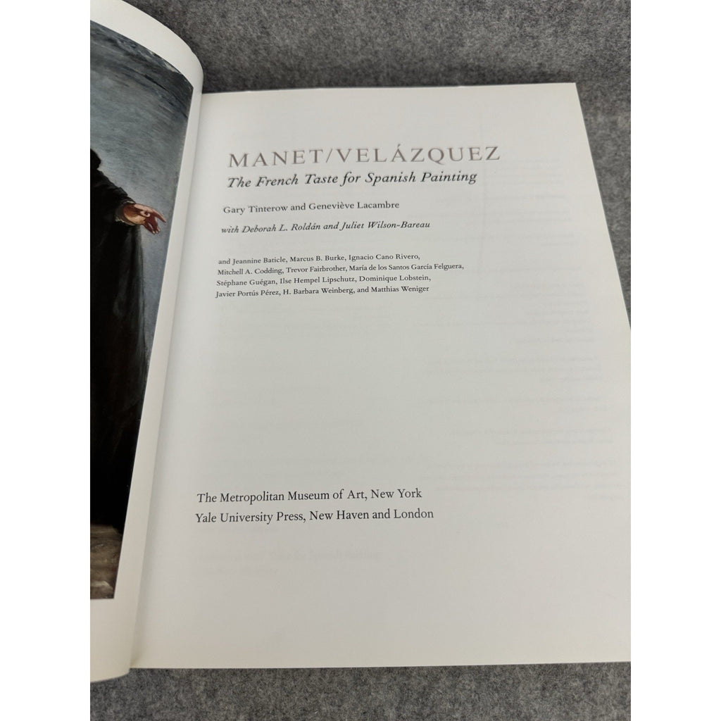 Manet Velazquez The French Taste for Spanish Painting Met Museum PB 2003