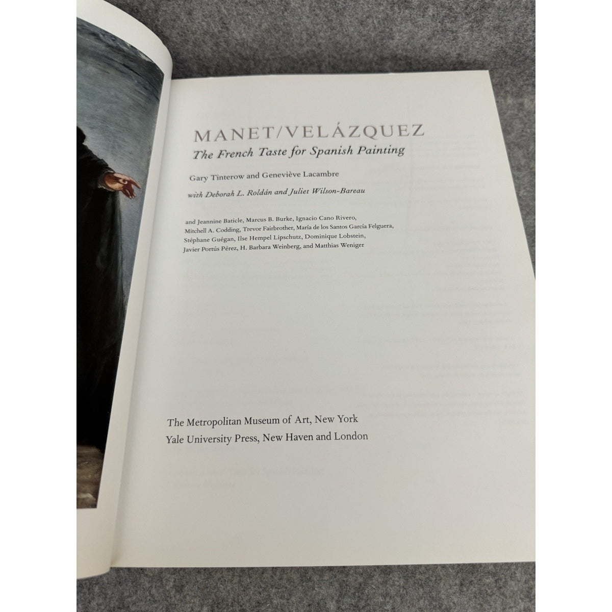 Manet Velazquez The French Taste for Spanish Painting Met Museum PB 2003