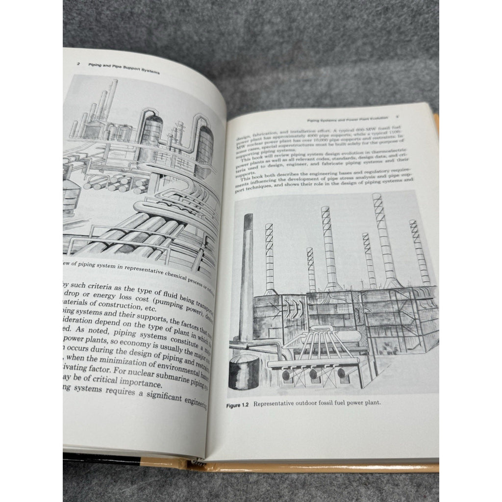 Piping and Pipe Support Systems Smith Van Laan 1987 First Edition Hardcover