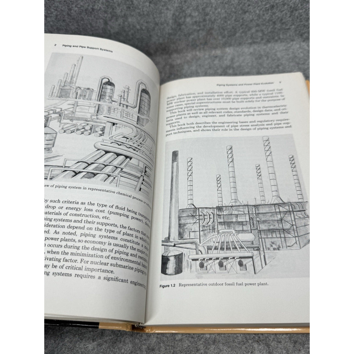 Piping and Pipe Support Systems Smith Van Laan 1987 First Edition Hardcover