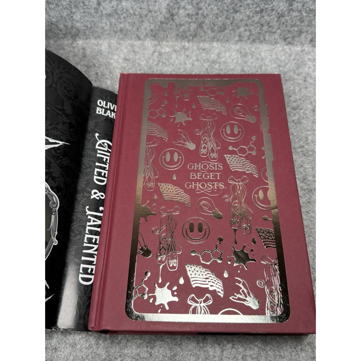 Gifted & Talented Olivie Blake 2025 Signed First Edition OwlCrate Sprayed Edges