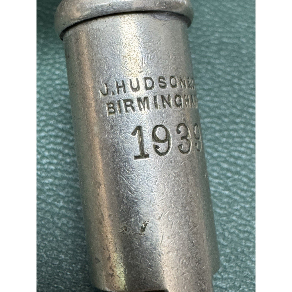 1939 J Hudson & Co Birmingham Whistle WWII British General Service Vintage