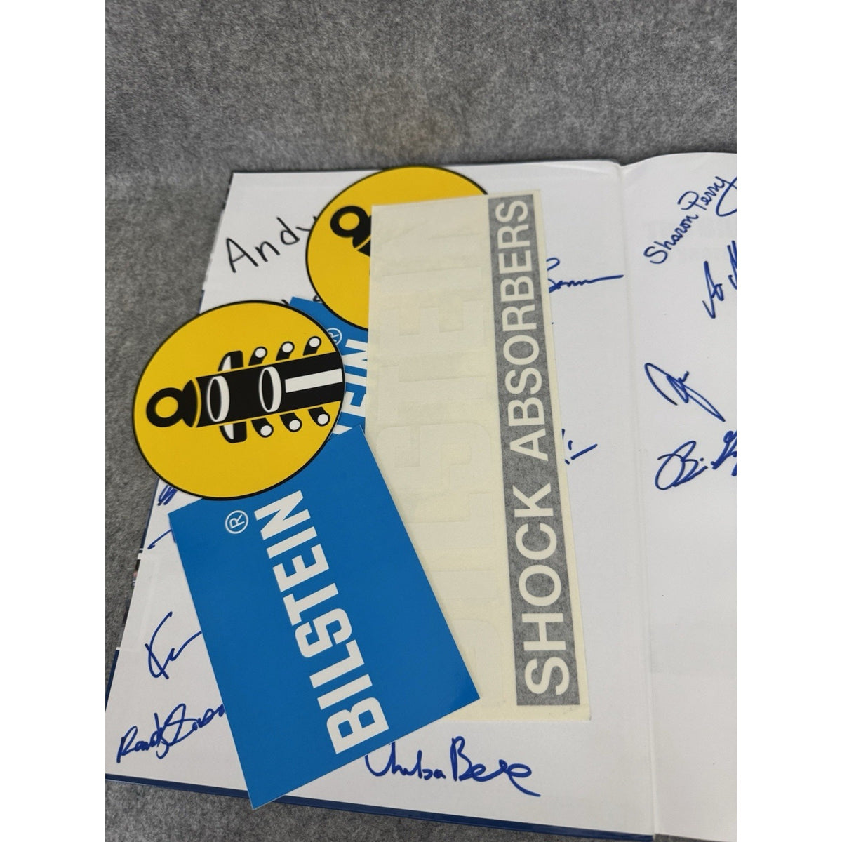 Bilstein Motorsport Story 50 Years of Speed HC Racing History Book w Stickers