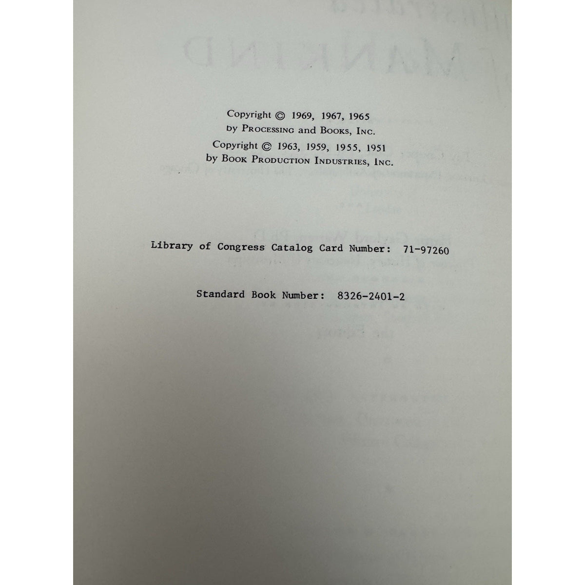 An Illustrated Outline History of Mankind Vol 2 HC 1969 Consolidated