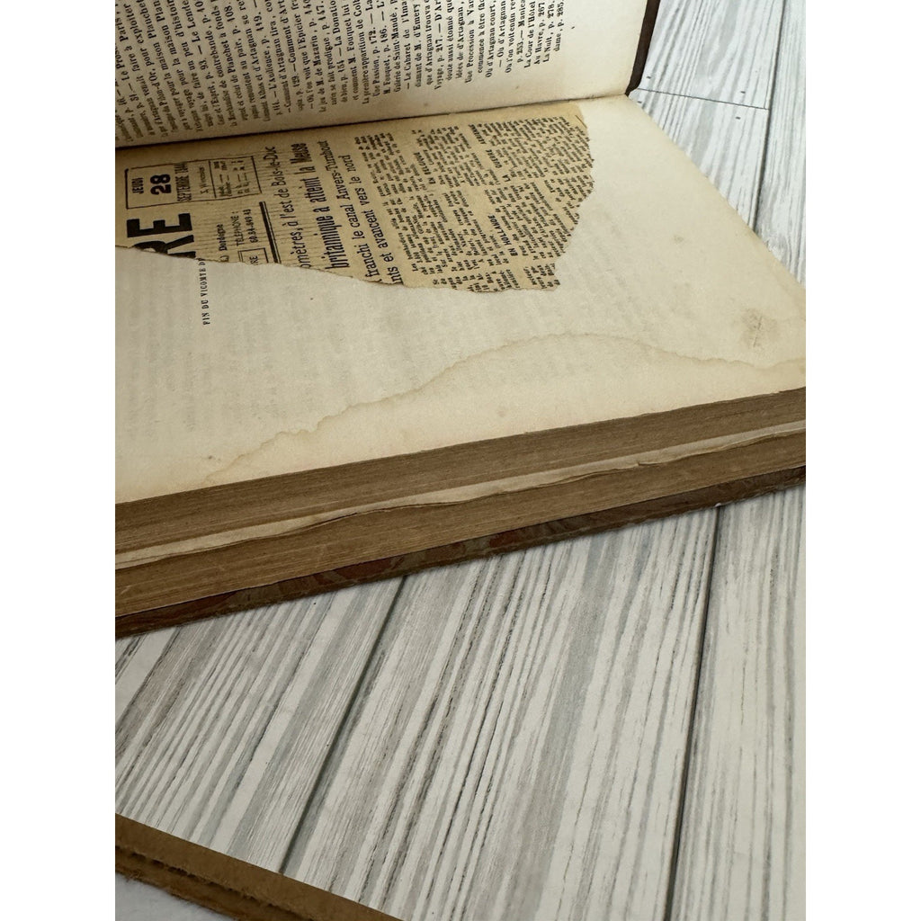 Alexandre Dumas Le Vicomte de Bragelonne Vol 2 Antique French Leather