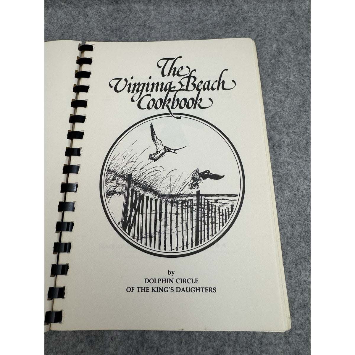 The Virginia Beach Cookbook 1978 2nd Ed Spiral Cookbook Dolphin Circle