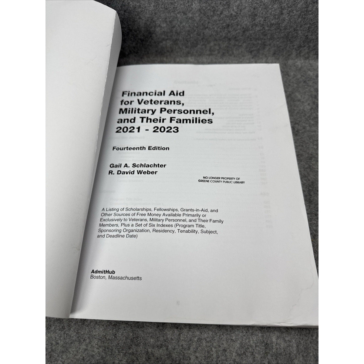 Financial Aid for Veterans, Military Personnel, and Their Families: 2021-23 Edit