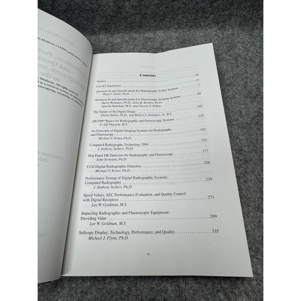 AAPM Monograph 30 Radiographic Fluoroscopic Systems Digital Era 2004 HC