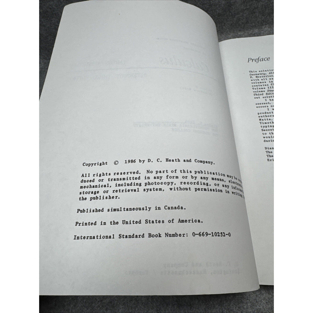 Calculus Alternative Solutions Dianna L Zook Vol 2 Only