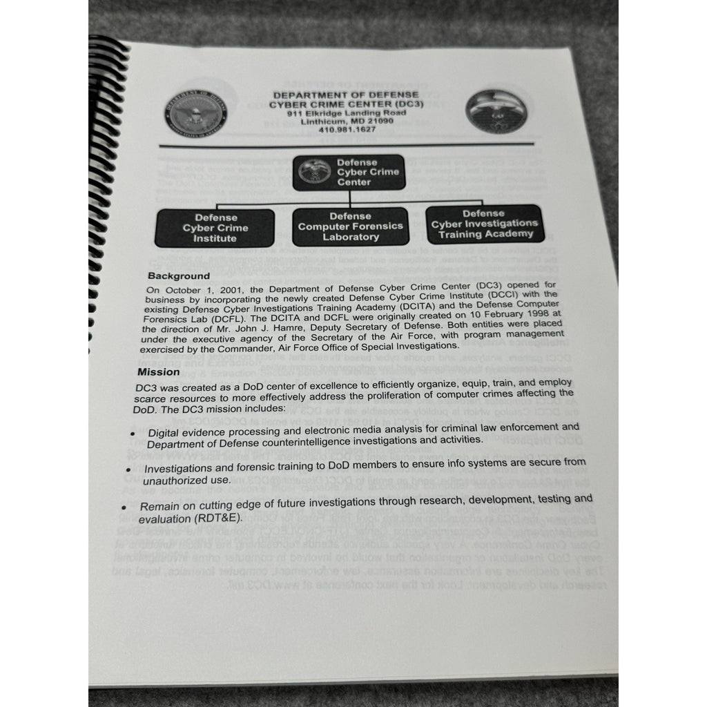 Scarce DoD DCITA Introduction to Wireshark Network Analysis FOUO Manual