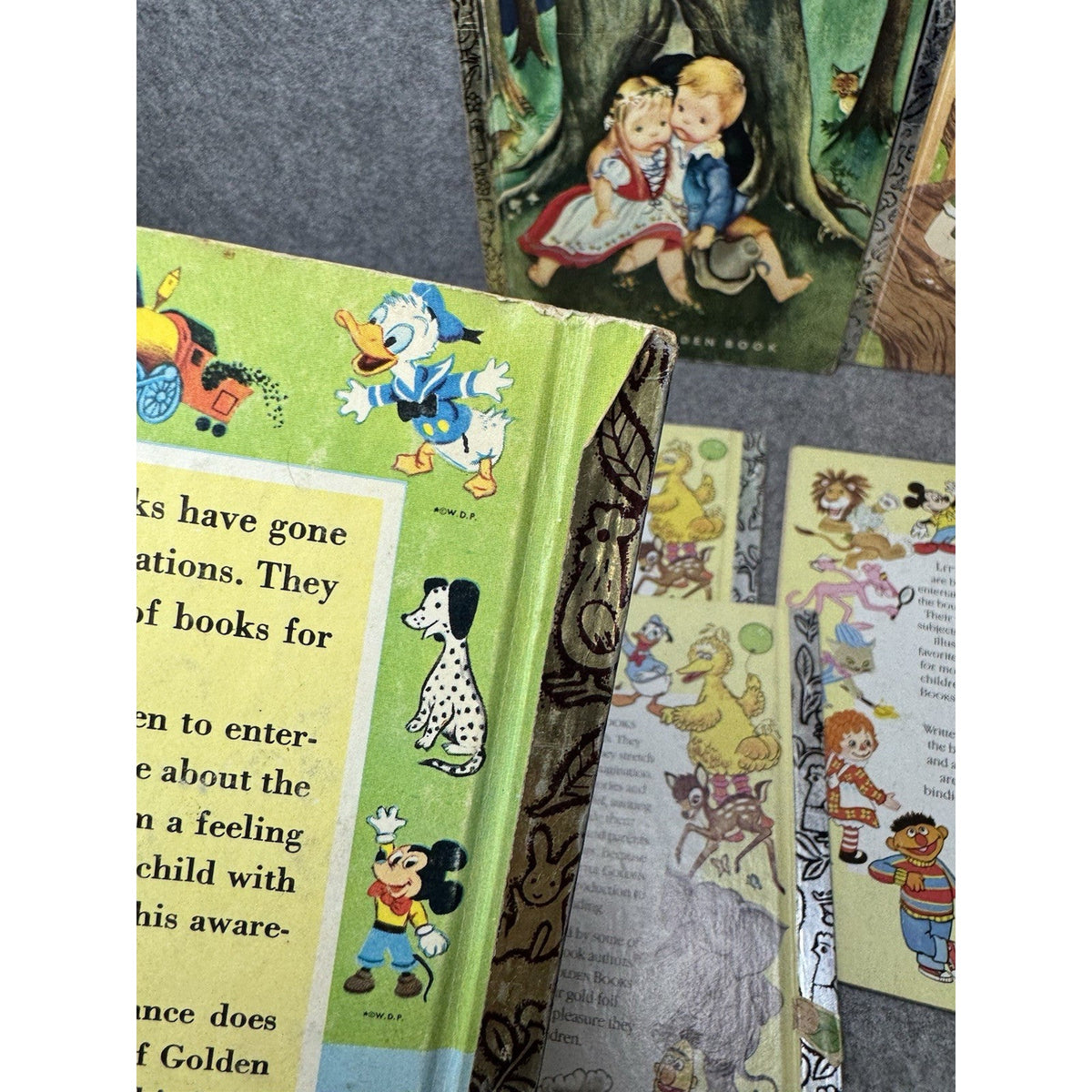 Vintage Little Golden Books Lot of 7 Peter Pan Chitty Chitty Bang Bang Hansel