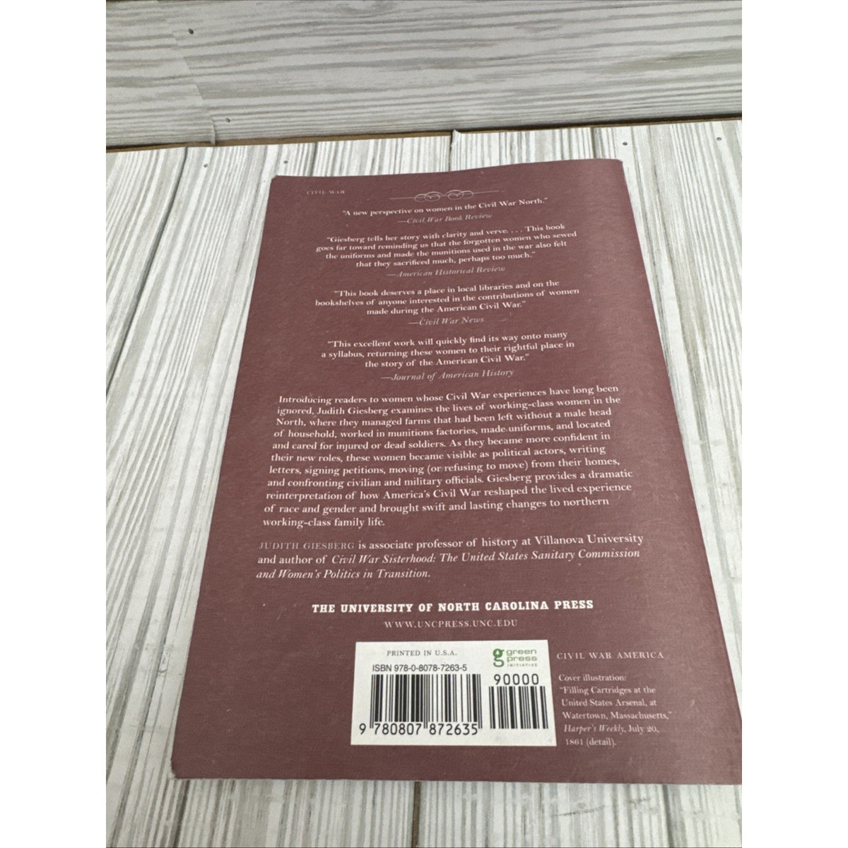 Army at Home : Women and the Civil War on the Northern Home Front
