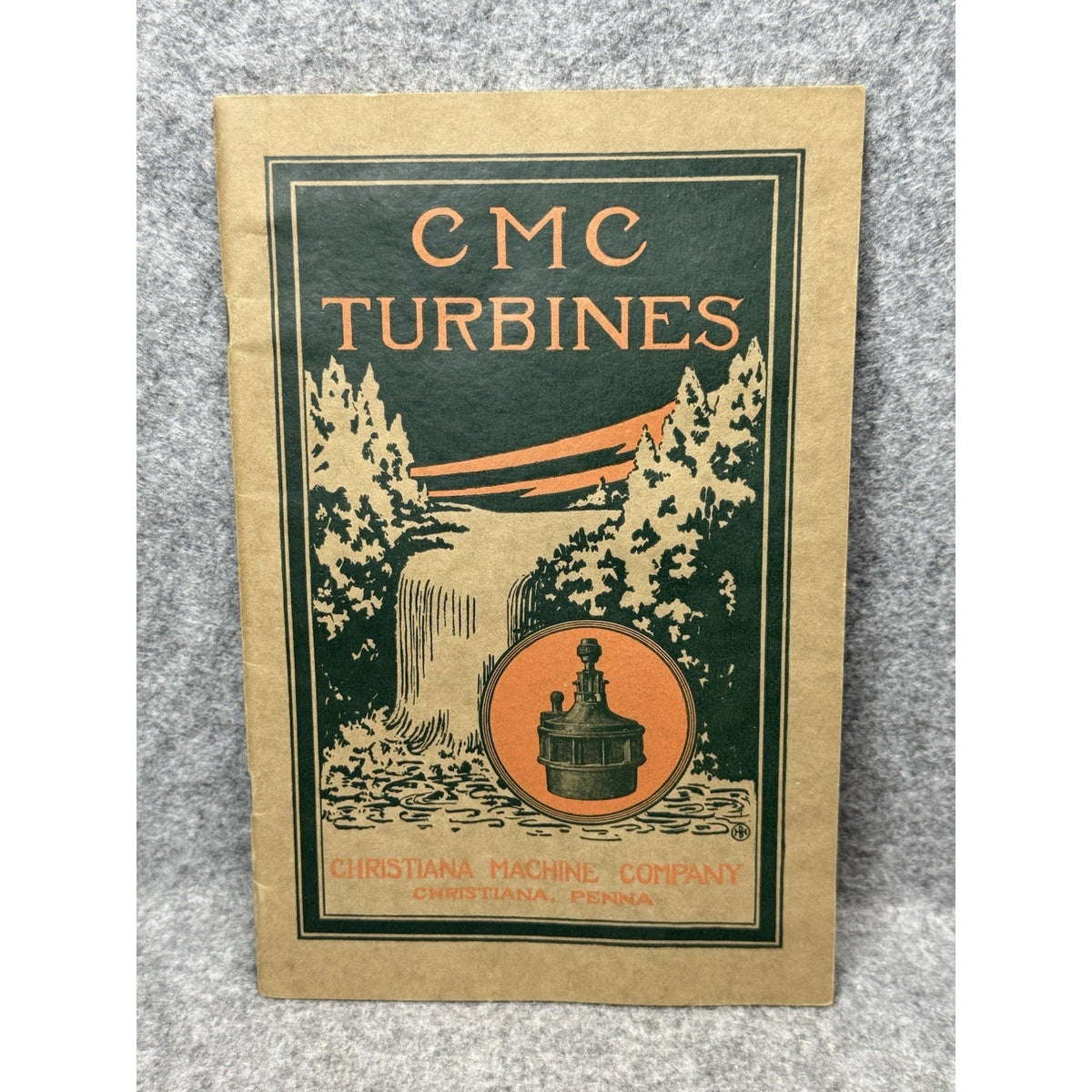 c1927 CMC Hydraulic Turbines Catalog 307 Christiana Machine Co Water Power