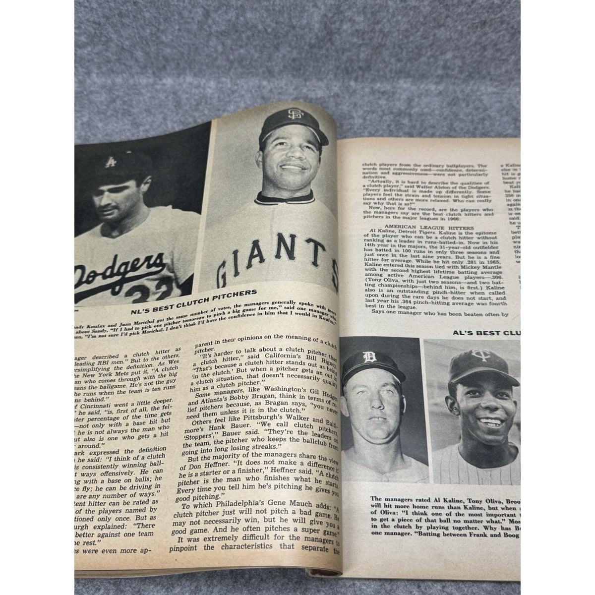 SPORT Magazine July 1966 Mickey Mantle Yankees Cover Bobby Hull No Label
