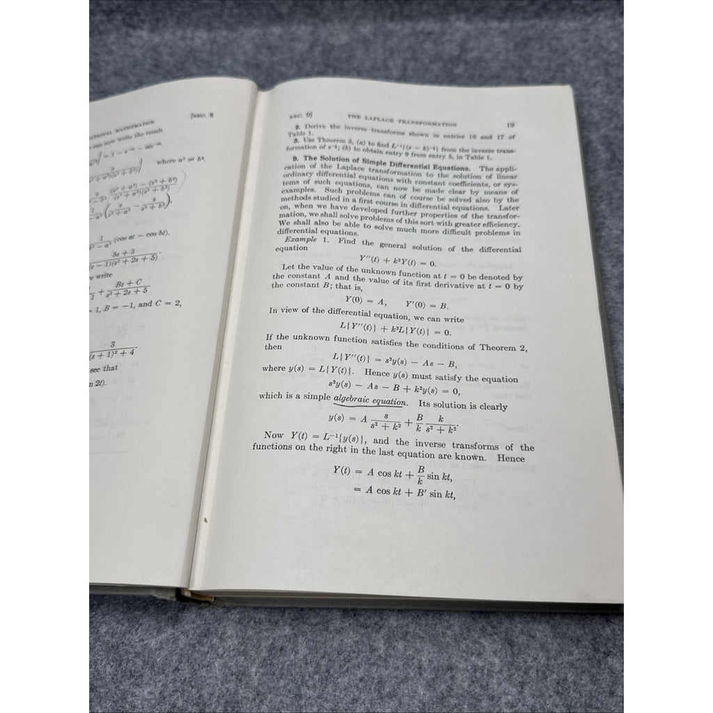Operational Mathematics 2nd Edition By Churchill Vintage 1958