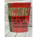 Ancestors Frank Ching 1988 HC DJ 1st Ed 900 Years Chinese Family