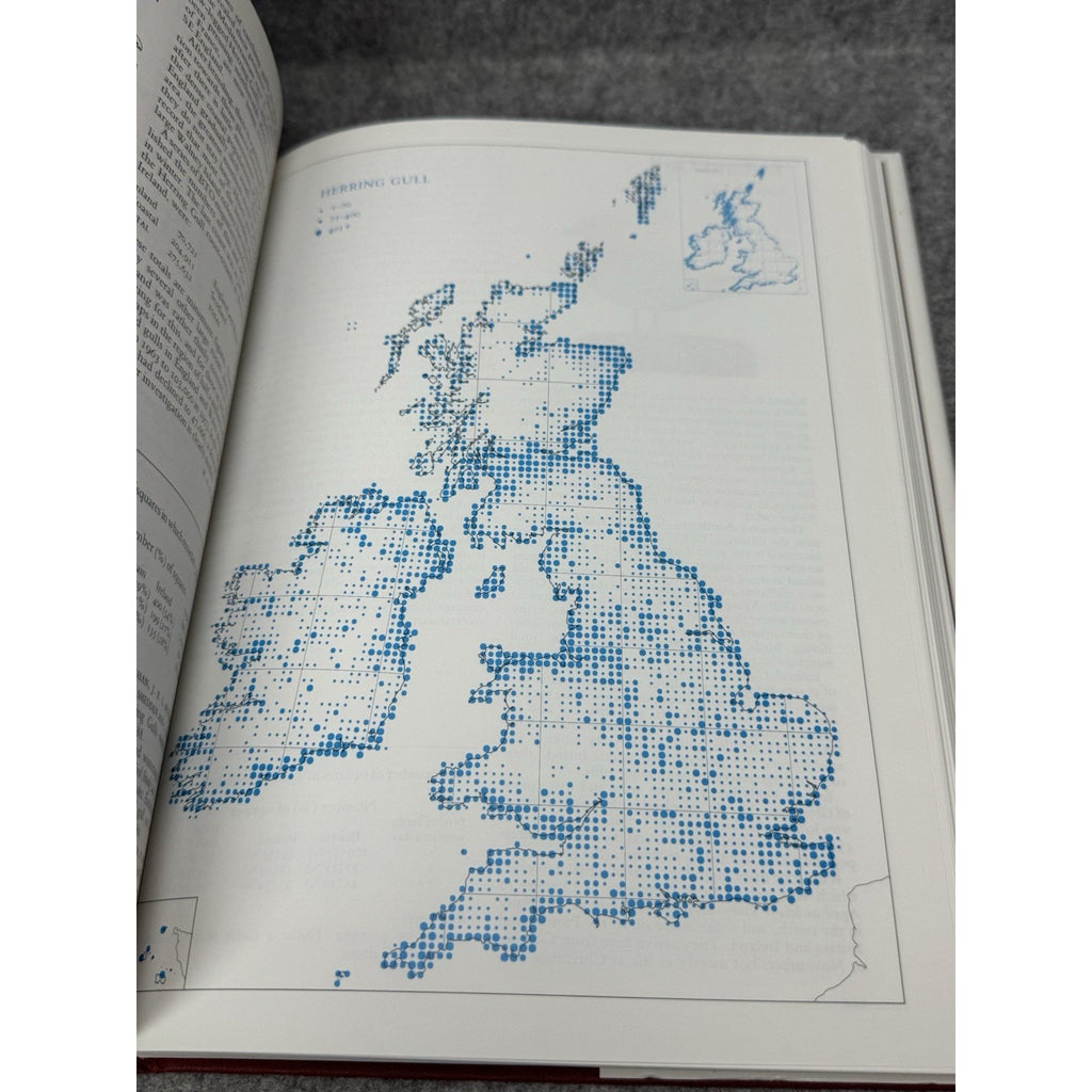 Atlas of Wintering Birds Britain Ireland Peter Lack 1986 1st Ed HC DJ