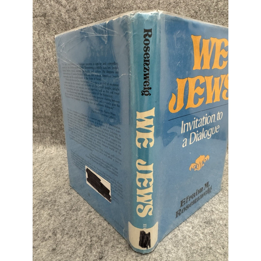 We Jews Invitation to a Dialogue Rosenzweig HC 1977