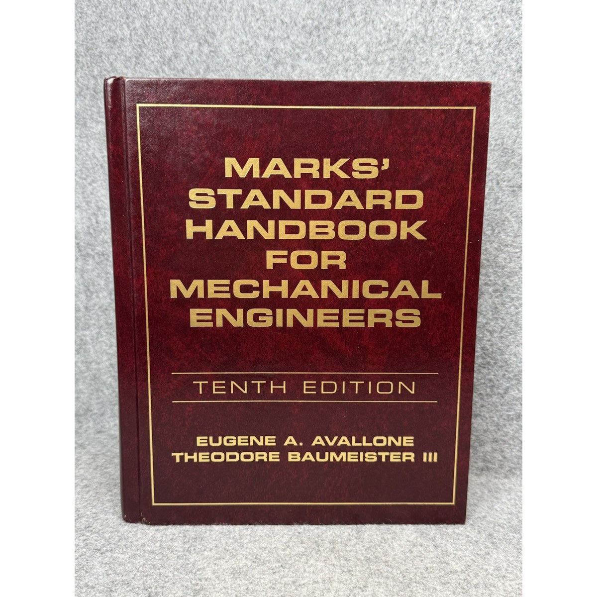 1996 Marks’ Standard Handbook Mechanical Engineers 10th Ed McGraw-Hill