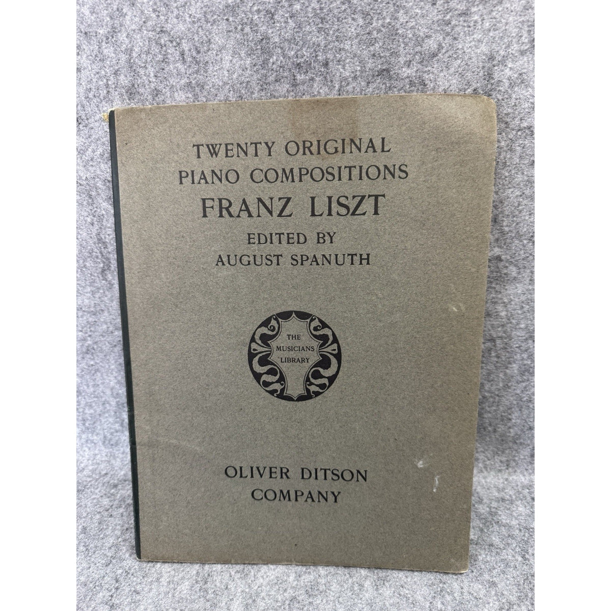 Twenty Original Piano Compositions Franz Liszt Späth Ditson 1903 PB