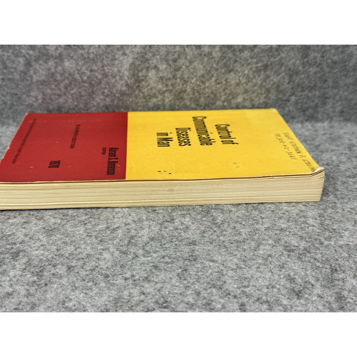 1970 Control of Communicable Diseases in Man 11th Ed Public Health Manual