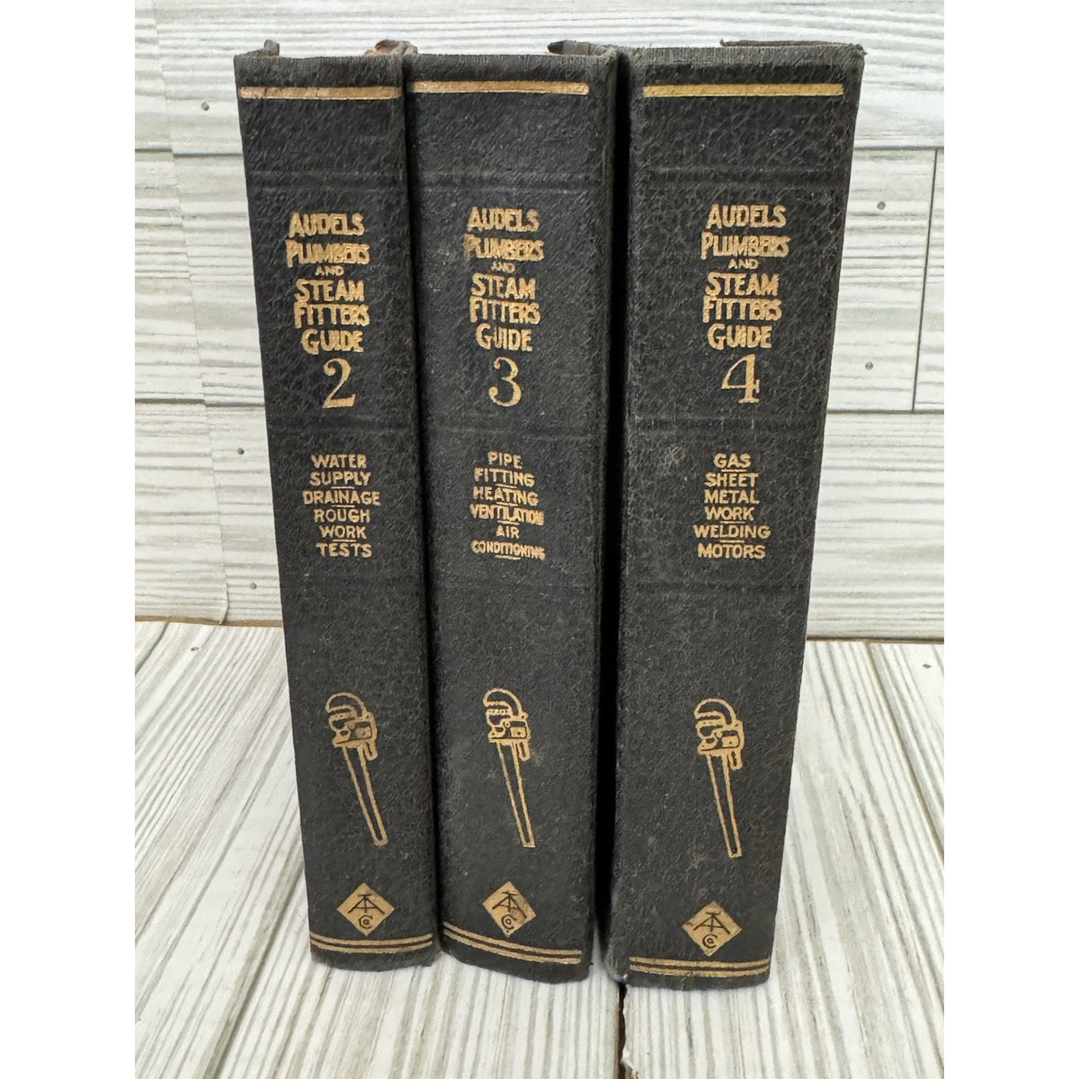 Audels Plumbers & Steam Fitters Guide Vol 2 3 4 1948 Flex Set
