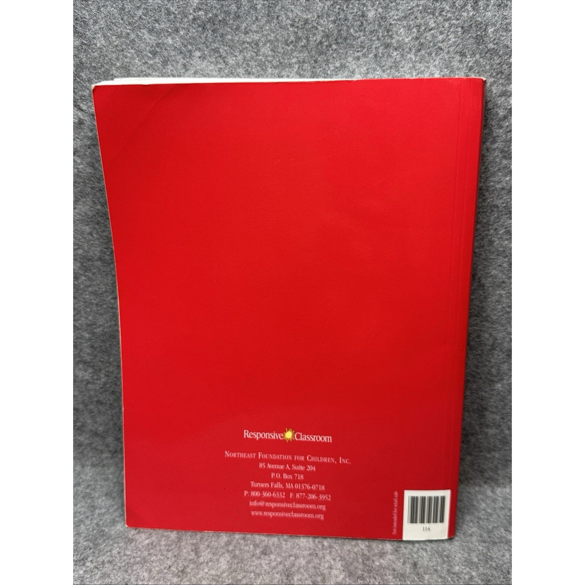 RESPONSIVE CLASSROOM Level I Workbook