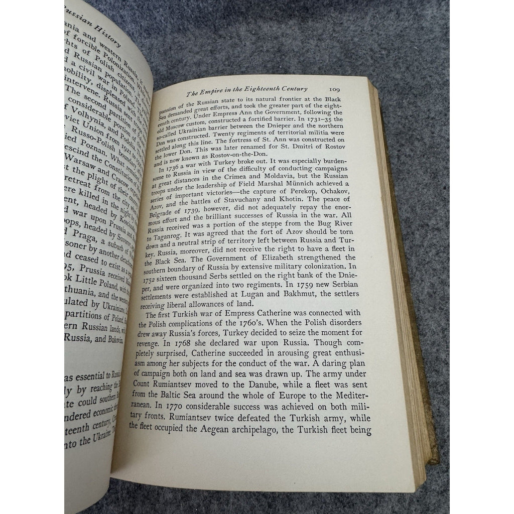 1951 A History of Russia George Vernadsky Third Revised Edition HC Yale