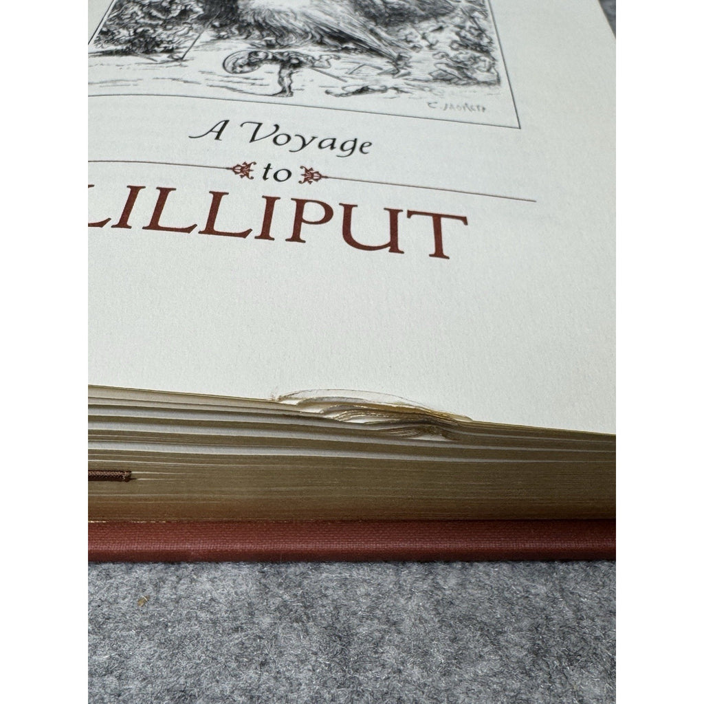 Gulliver’s Travels Jonathan Swift Franklin Library 1979 Gilt Illustrated HC