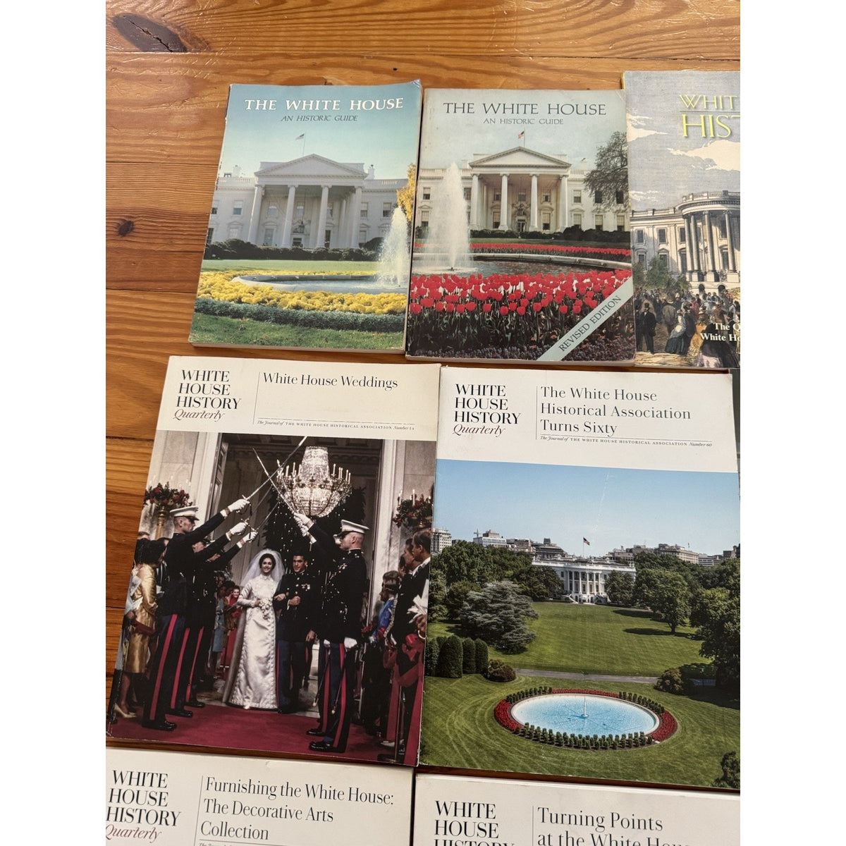 White House History Quarterly & Historic Guide Book Lot 13 Volumes