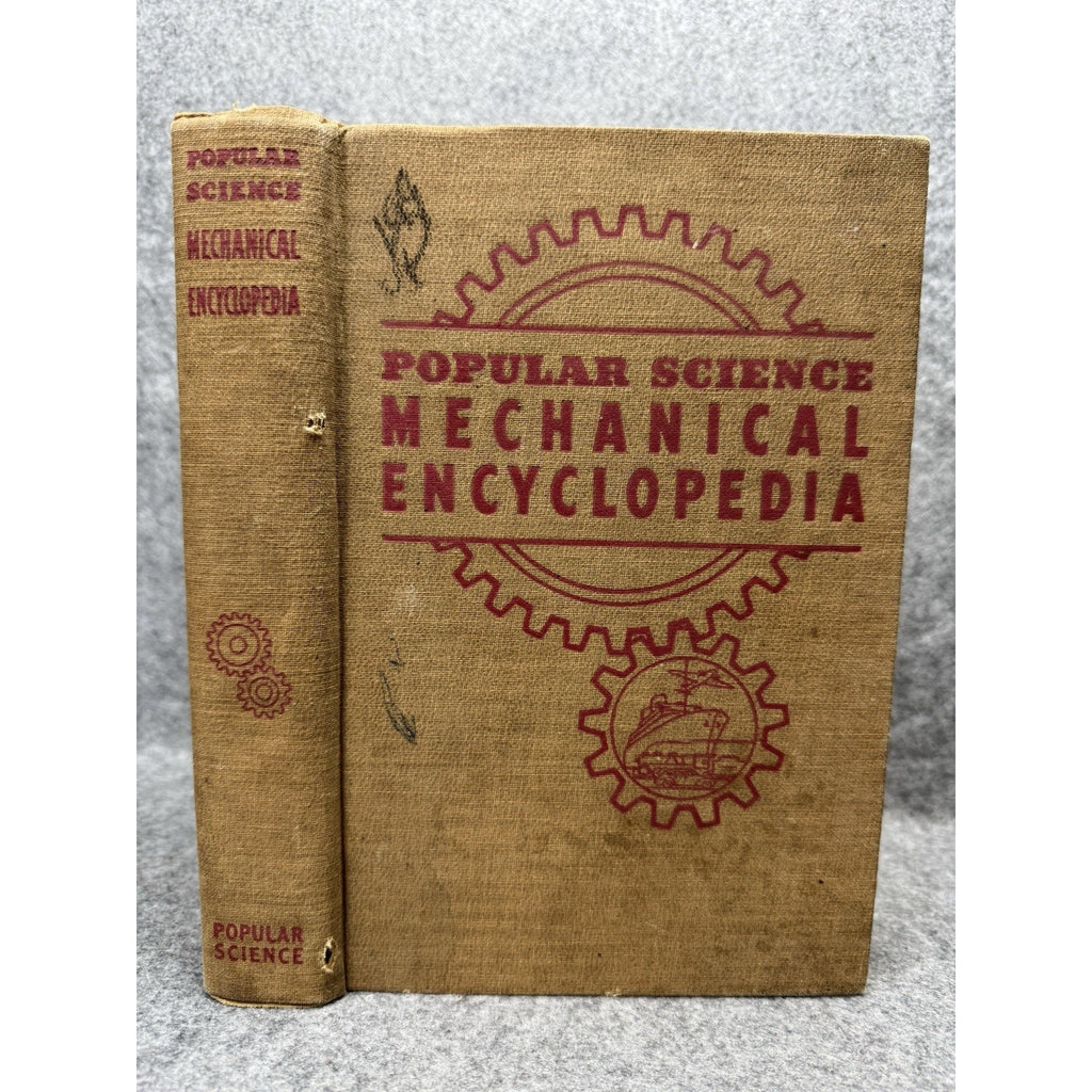1941 Popular Science Mechanical Encyclopedia How It Works Ellison Hawks Vintage