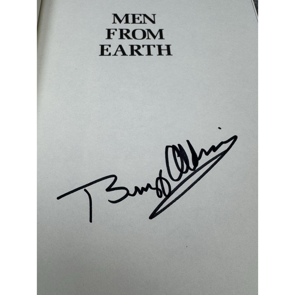 Buzz Aldrin SIGNED Men From Earth 1st Edition 1st Printing Apollo 11 Hardcover