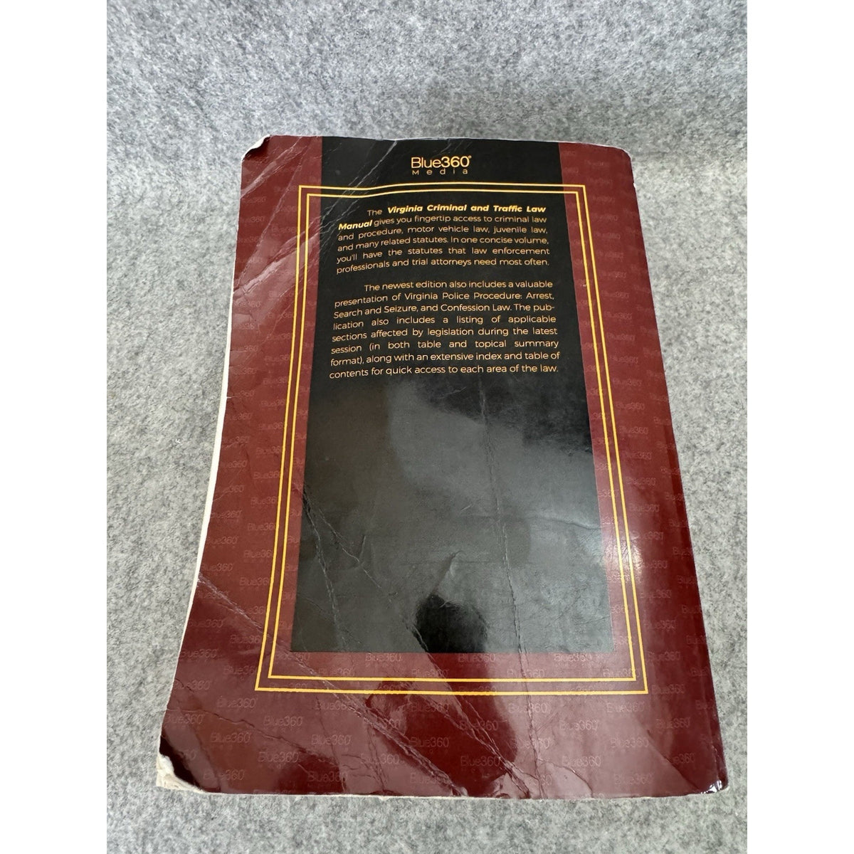 Virginia Criminal & Traffic Law Manual 2019 Blue360 Media Paperback