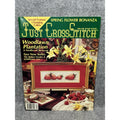 1990 Just Cross Stitch Magazine April Strawberries Flowers Easter Patterns
