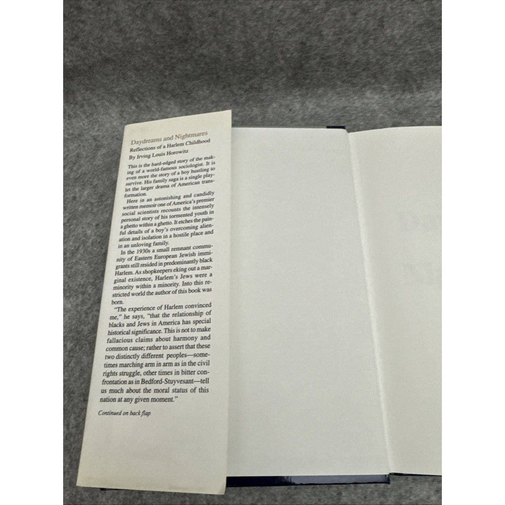 Daydreams and Nightmares : Reflections of a Harlem Childhood by Irving Louis...